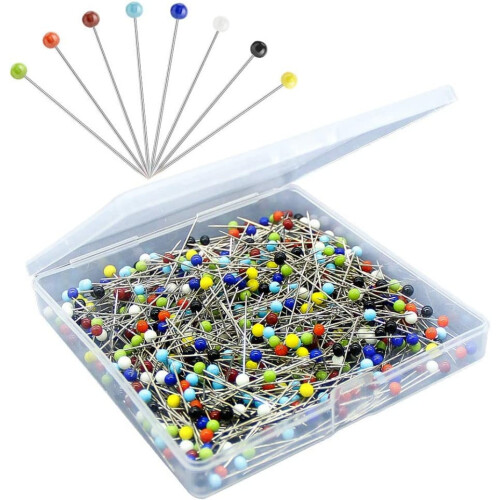 Sewing Pins Pearlized Ball Head 250 Pcs 1.5 Inch