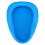 Hospital Bedpan Plastic Blue 1 Pack 1