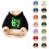 Sweat à capuche imprimé multicolore pour garçon, en tissu doux. 1