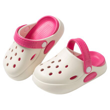 Little Big Kids Clogs Cartoon Waterproof Sandals Hot Pink