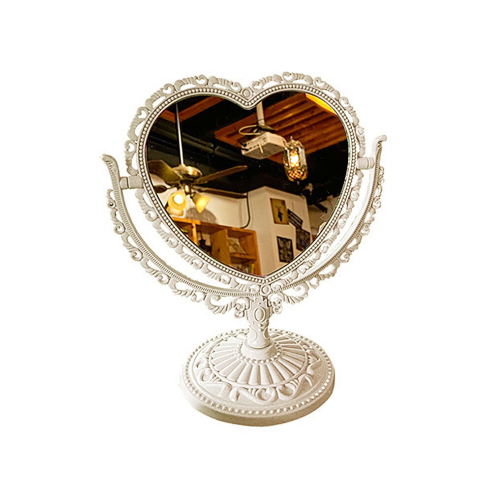 Makeup Mirror Desktop Antique Style 1 Piece