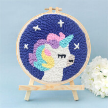 Punch Needle Embroidery Kit Healing Weave 20x20 cm