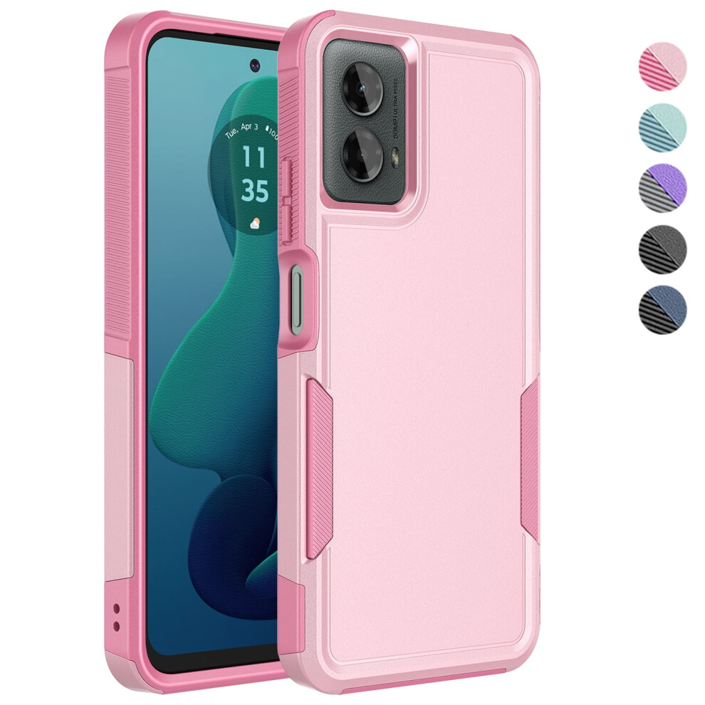 Rose Dual-Layer Shockproof Case For Motorola Moto G 5G Gold 939152635085
