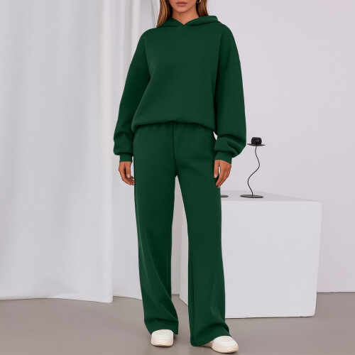 Damen-Freizeit-2-teiliges Set Grün XXL