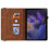 Custodia a libro in pelle PU per Galaxy Tab A9 con supporto e portapenna 4