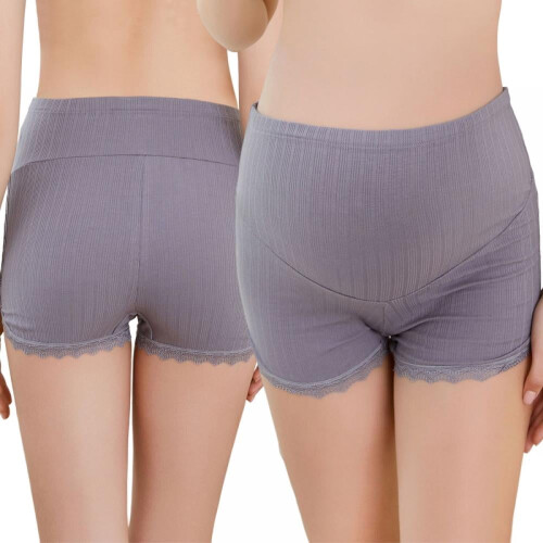 Women's maternity support shorts belly support mid-thigh 2