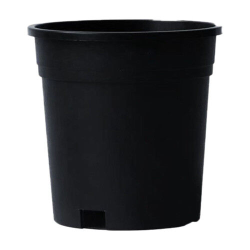 Pots de fleurs souples avec trous de drainage, noirs, taille unique 1