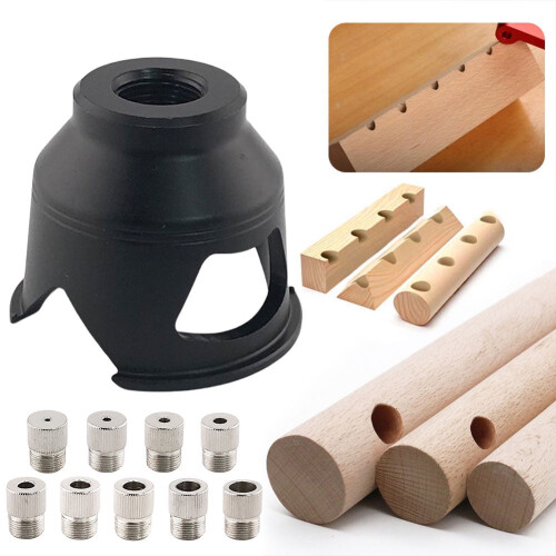 Vertical Punching Locator Black Grooved 2-10mm Drill Bushing 1