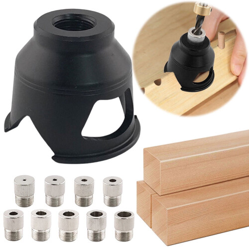 Vertical Punching Locator Black Grooved 2-10mm Drill Bushing 2