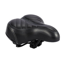 Bike Seat Cushion Black Gel Saddle Pad for Men and Women