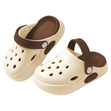 Little Big Kids Clogs Cartoon Garden Water Sandals Khaki
