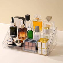 Clear 3-Tier Display Riser Stand 10.6 Inch Plastic Step