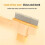 Zen Cat Brush with Release Button Self-Cleaning Shedding 4