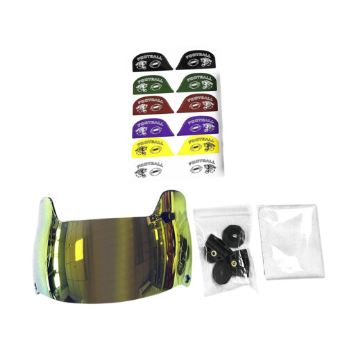 Football Visor Gold for Enhanced Visibility and Eye