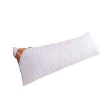 Quilted Bolster Pillow Soft Polyester 1 Pack