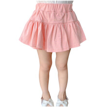 Girls' pink skort for festival cosplay, size 5-6 years