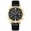 Men's Automatic Mechanical Watch with Leather Band, 1