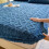 Draps-housses élastiques en velours matelassé (1 ensemble) 1