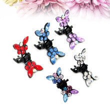 FRCOLOR Mini Crystal Rhinestone Hair Claw Clip 20 Pcs