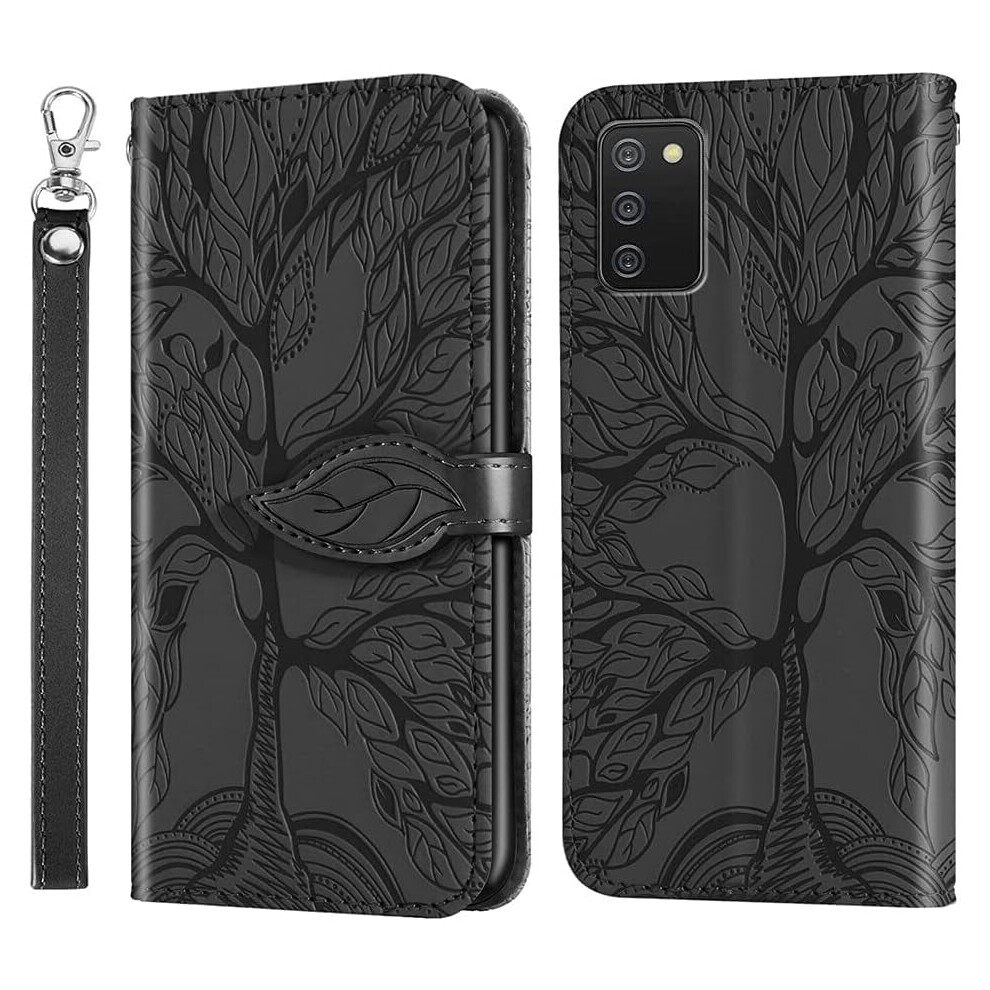 Samsung Galaxy A03s Leather Flip Wallet Case With Card 9122141648352