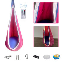 Inflatable Sensory Swing for Kids Royal Blue 176 lbs