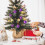 Purple Christmas Tree Ball Baubles 4cm 72 pcs 2