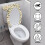 Polyester-Toilettendeckel-Set mit Stretch, 2-teilig, Kaktusmotiv 3