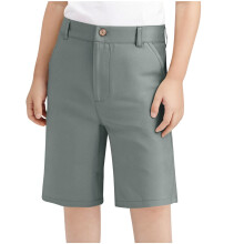 Boys' golf shorts pull-on preppy style with pockets, dark