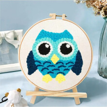 Punch Needle Embroidery Kit Healing Weave 20x20 cm