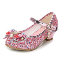 Girls' Mary Jane Dress Shoes Pink for Wedding Party 13-13.5