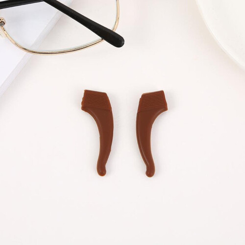 Non-Slip Eyeglass Retainers Silicone Ear Hooks 2 Pcs