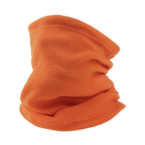Fleece Neck Gaiter Windproof Warm Scarf Orange Yellow