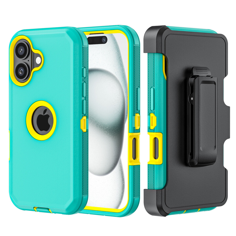 Iphone 16 Heavy Duty Shockproof Dustproof Case With Belt 9027700685994