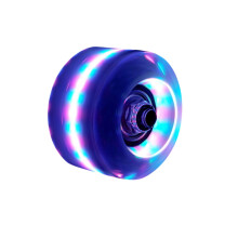Light Up Quad Roller Skate Wheels with Bearings 32 pcs 1.3