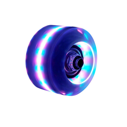 Light Up Quad Roller Skate Wheels with Bearings 32 pcs 1.3
