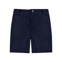 Boys Golf Shorts Stretch Chino Navy 5-6 Years