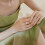 925 Sterling Silver Opal Ring Women Size 11 7