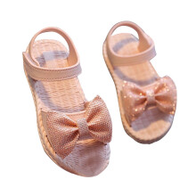 Girls' Sandals Pink Flower Dress Shoes Open Toe 5.5–6
