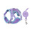 Cat Harness and Leash Set Purple Adjustable Breathable 1