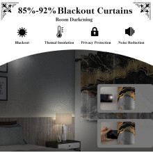 Camo Tree Blackout Curtains Forest Pattern Thermal Grommet