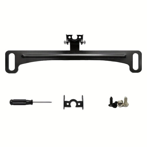 Car License Plate Frame with Rear View Camera Mount for