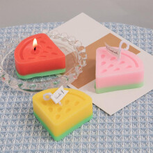 Watermelon Scented Aromatherapy Candle Geometric 1-Pack