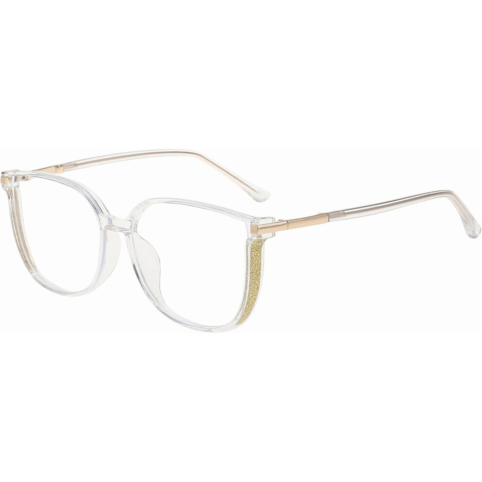 Women's Anti-Blue Light Glasses TR90 Frame UV400 Lens