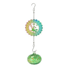 Hummingbird Wind Chime with Sunlight Refractor and Bird