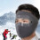 Windproof Cold Weather Mask with Goggles - Polyester, 1