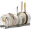 Pot Rack for Kitchen Cabinet - Black, 7-Compartment 1