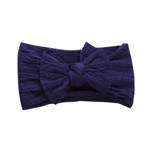 Baby headbands elastic nylon with jacquard bow