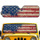 American Flag Windshield Sun Shade for Jeep Wrangler 1