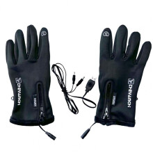 USB Rechargeable Heating Gloves with Bare-Finger Touch