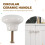 1pcs Ceramic Door Round Handles Kitchen Cabinet Cupboard Wardrobe Pull Knobs white S 3
